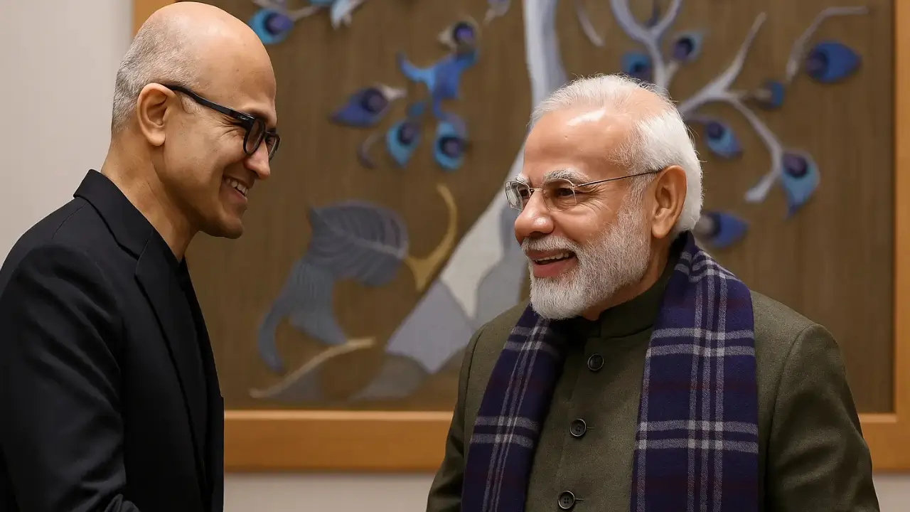 CEO Satya Nadella & Modi