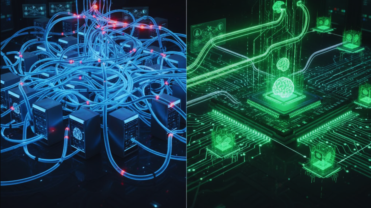 one-model-per-node AI
