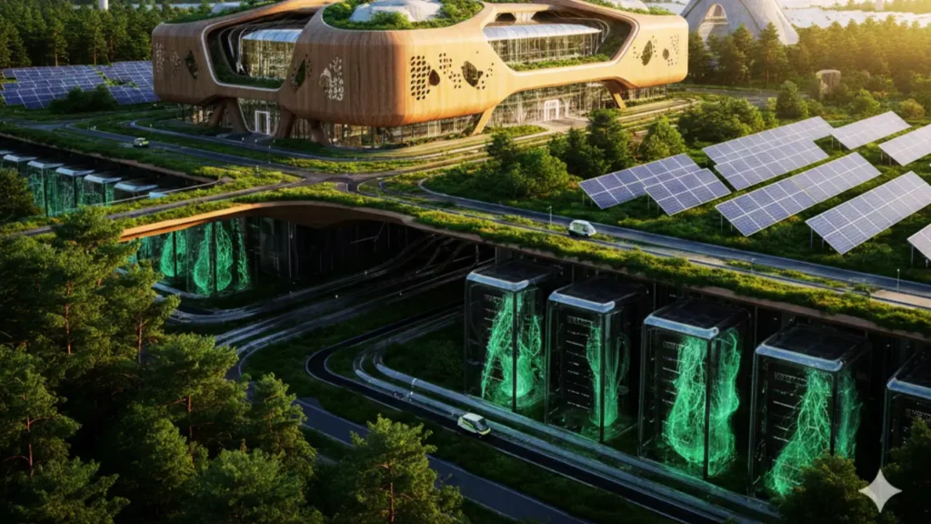 carbon-neutral data center design