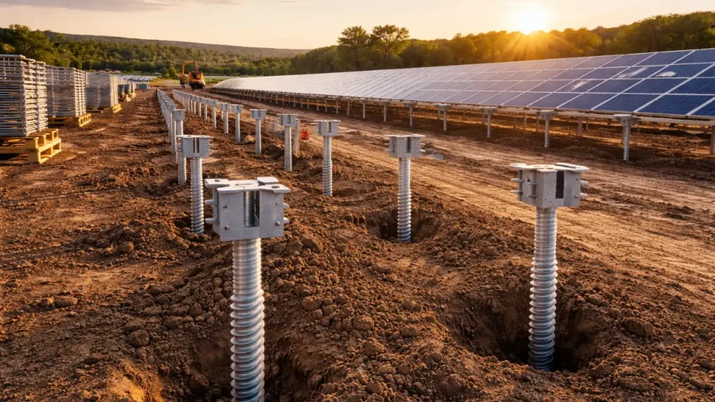 Domestic solar foundations