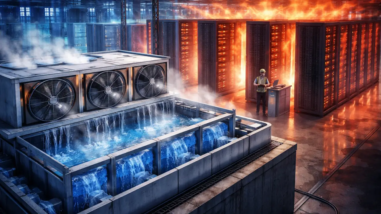 evaporative cooling - data centers heat