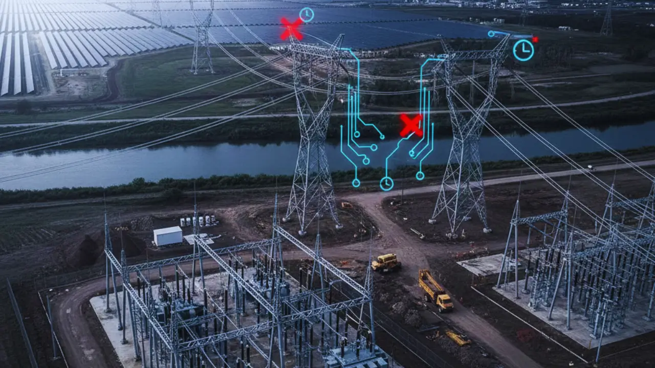 data center power interconnection delays