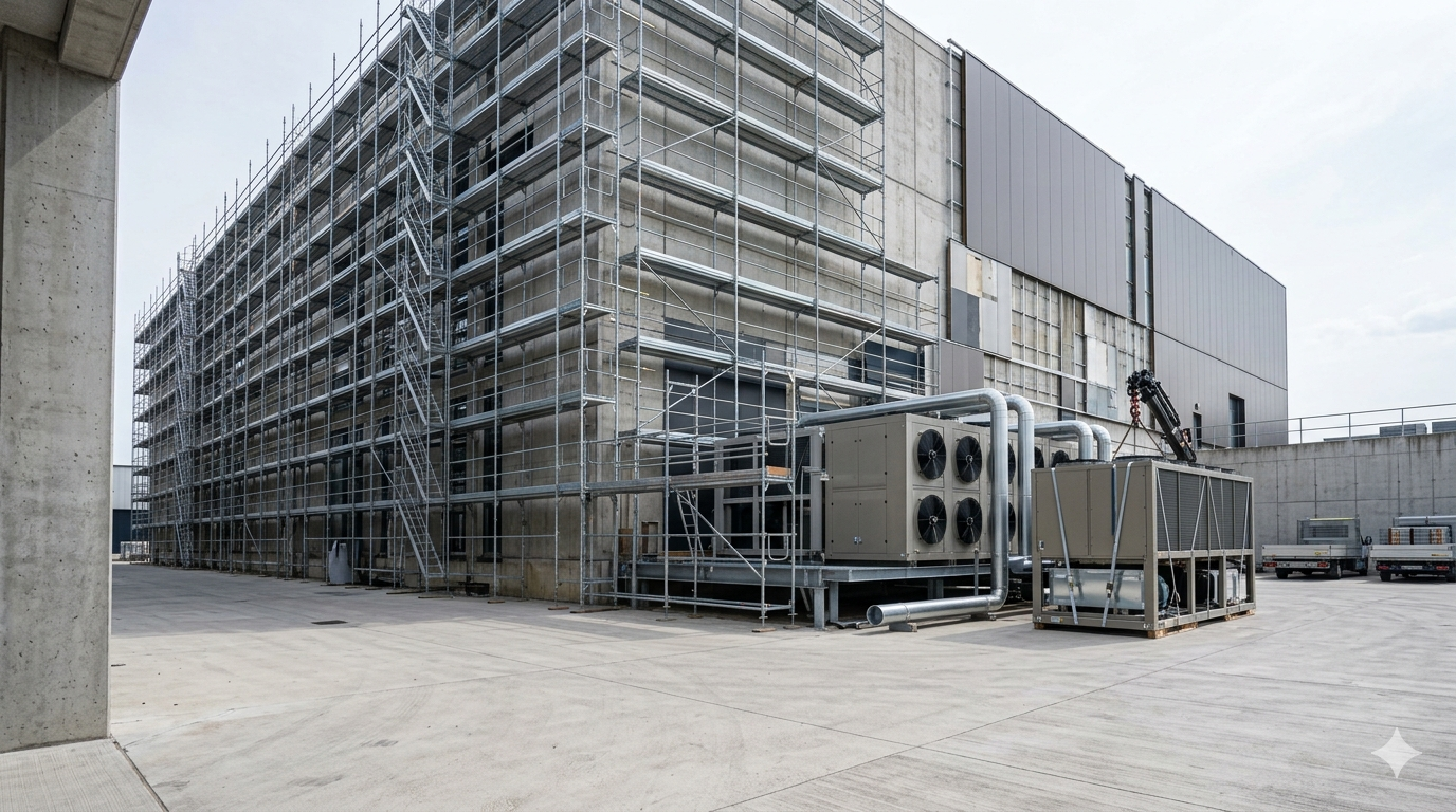 Brownfield data center retrofit AI infrastructure existing facilities 2026