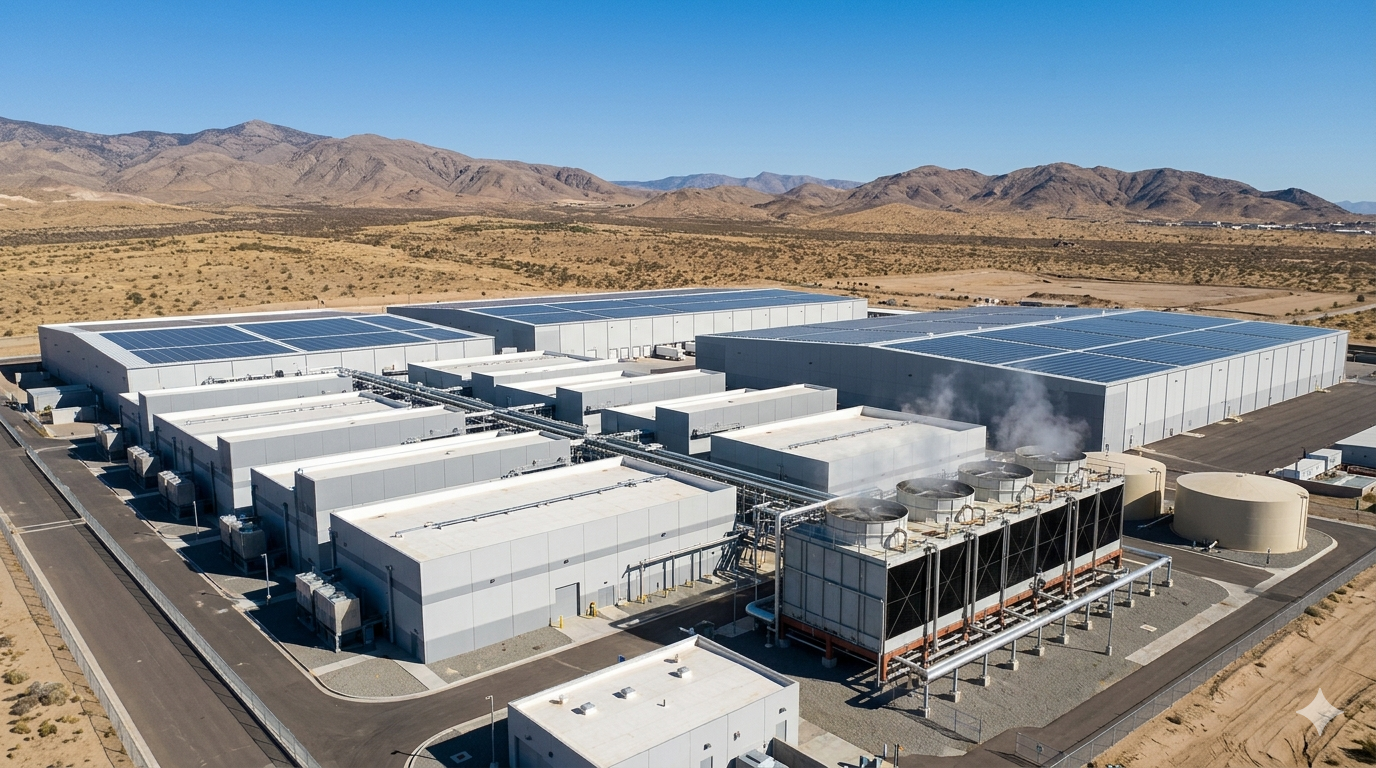 Cooling water AI data center site selection water stress hyperscale infrastructure 2026