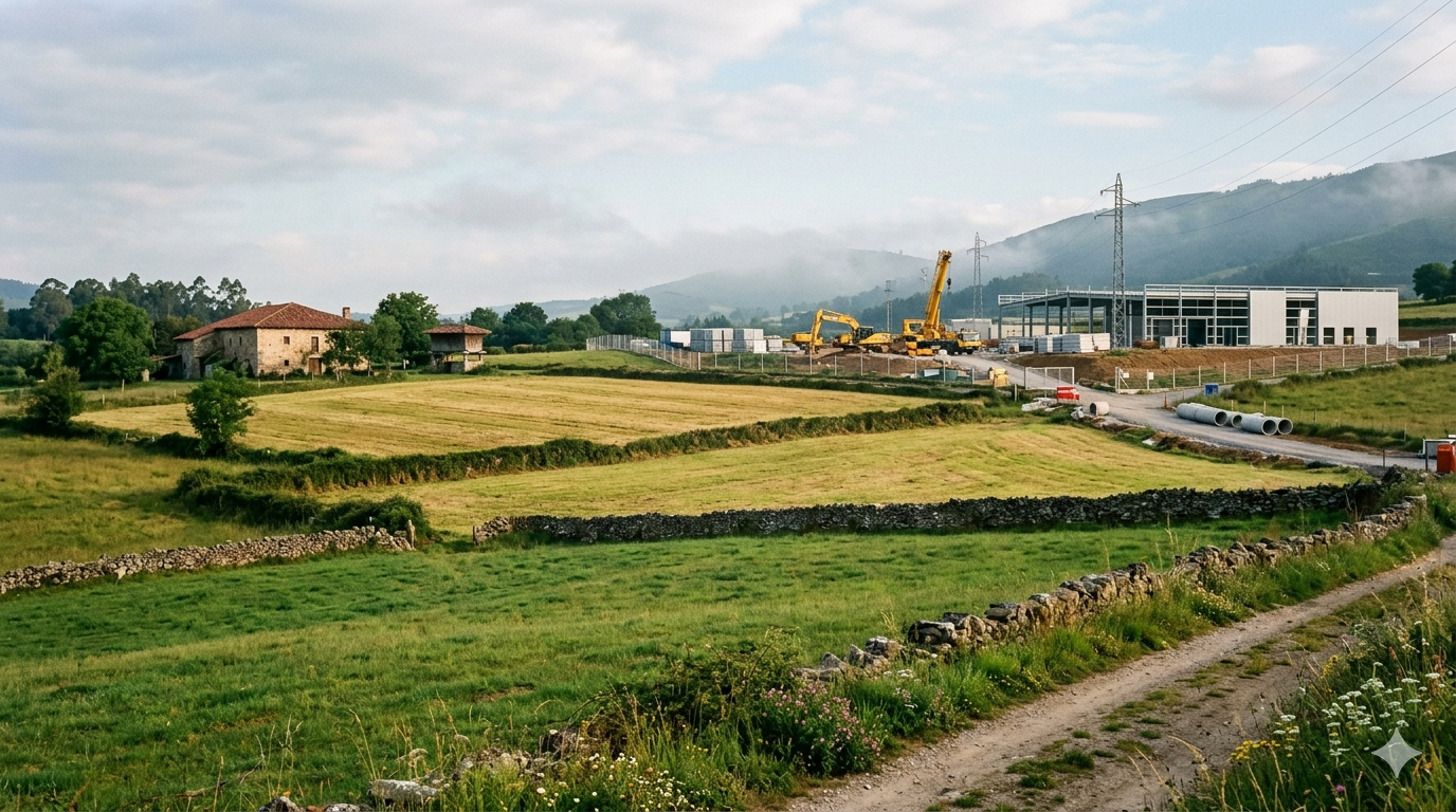 Spain AI data center AWS Microsoft land acquisition Aragón €90 billion buildout 2026