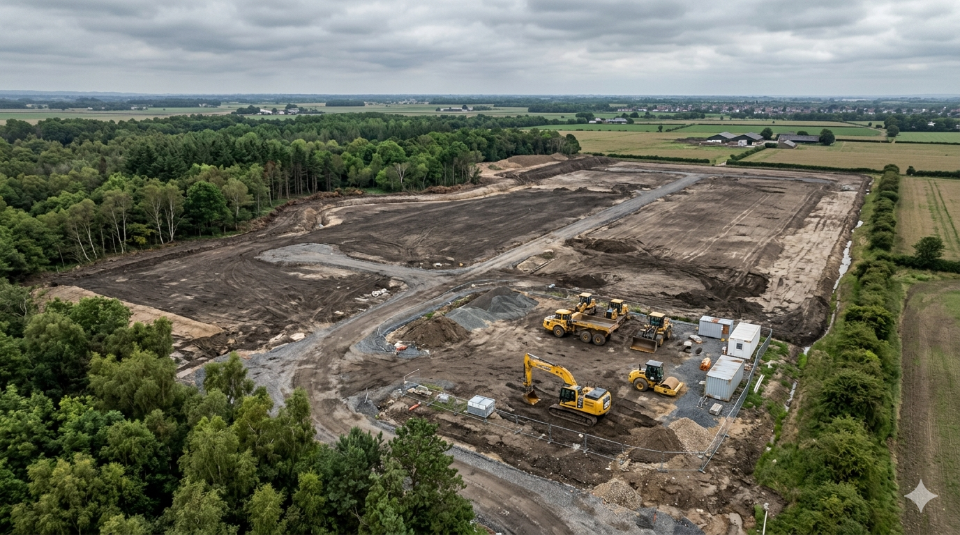 50 GW pipeline gap AI data center announced versus built capacity stalled construction 2026