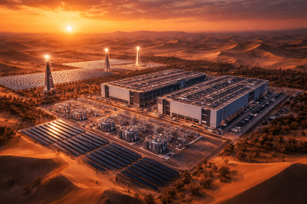 grid interconnection strategy AI data center infrastructure power lines transmission