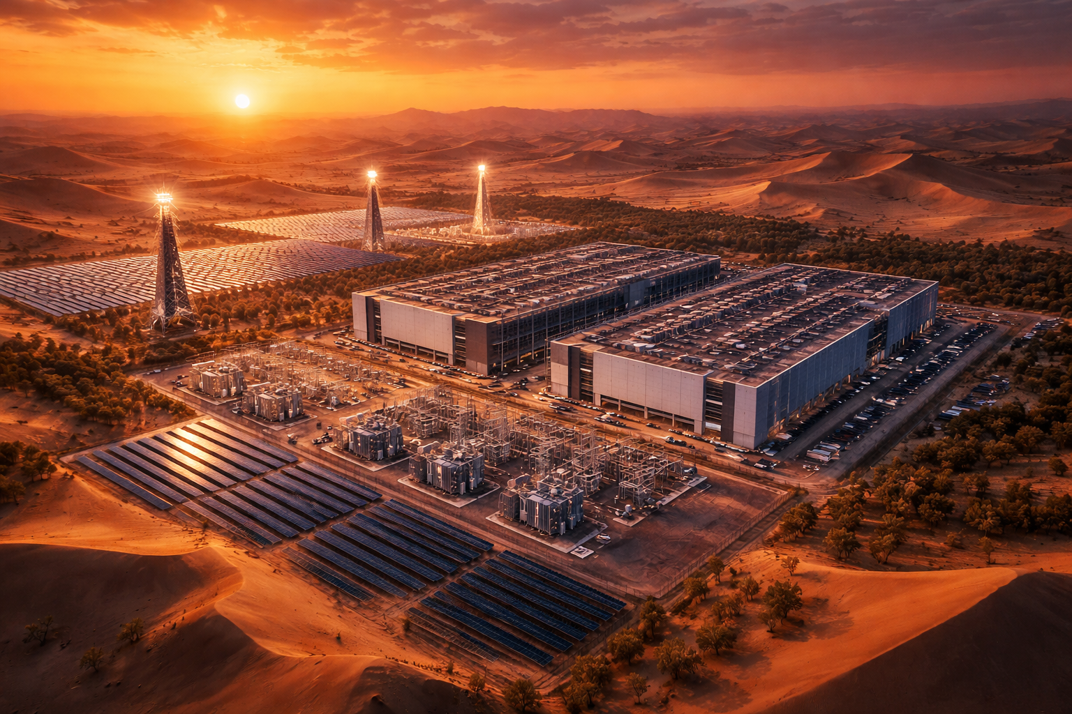 grid interconnection strategy AI data center infrastructure power lines transmission