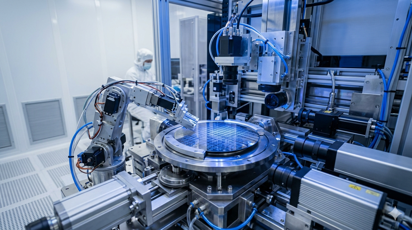 Samsung AI chip profit HBM memory semiconductor manufacturing clean room facility