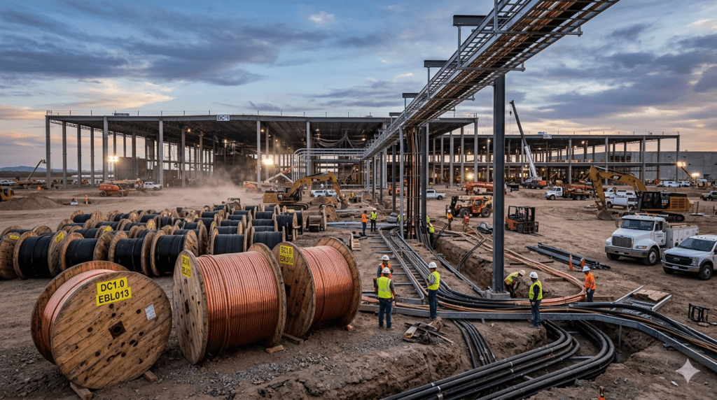 AI data center copper shortage supply chain mining gap infrastructure hyperscale demand