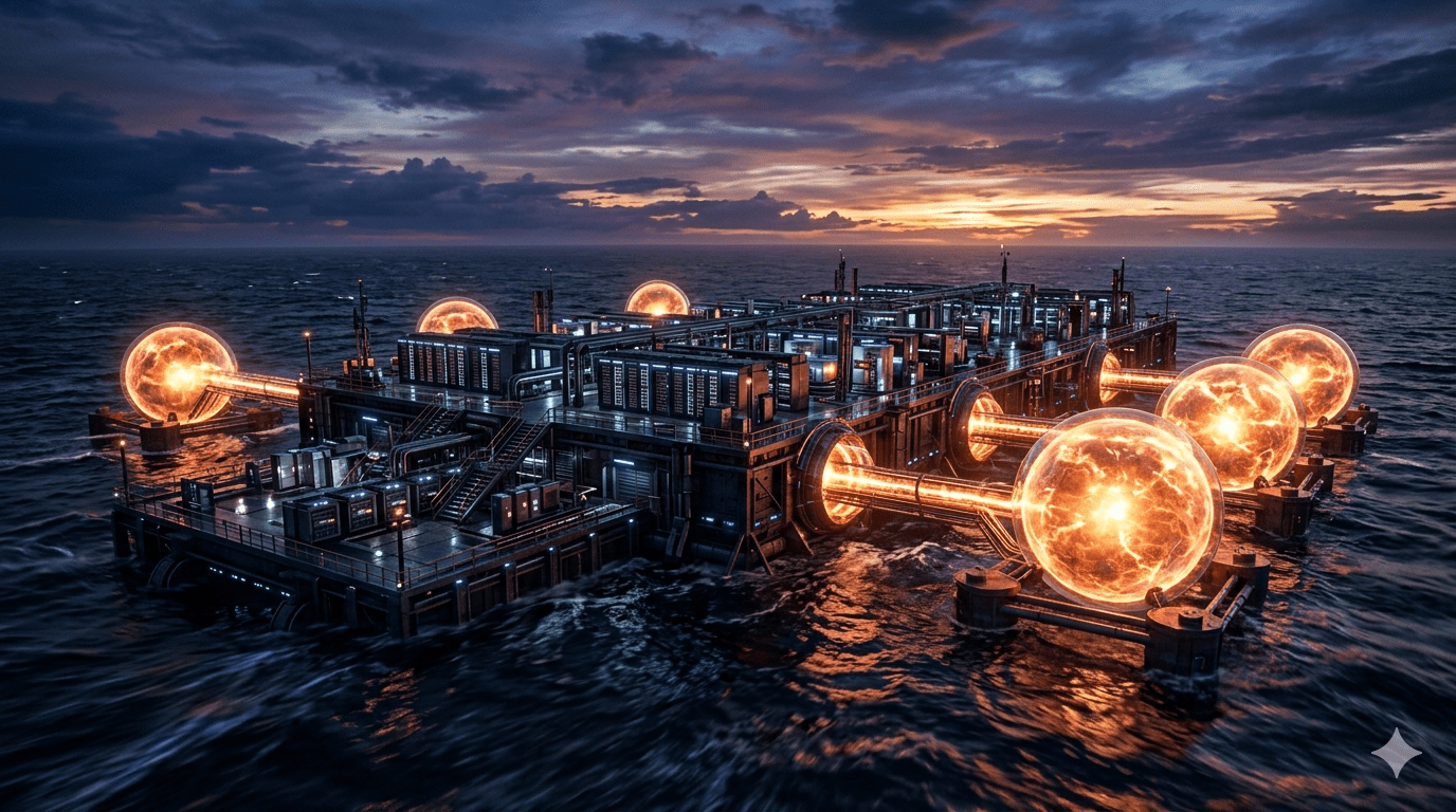 Panthalassa wave-powered AI data center Peter Thiel $140 million ocean compute floating orbs satellite