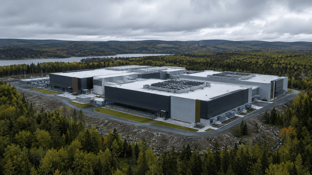 Goldman Sachs QScale AI data center Quebec renewable energy campus 2026