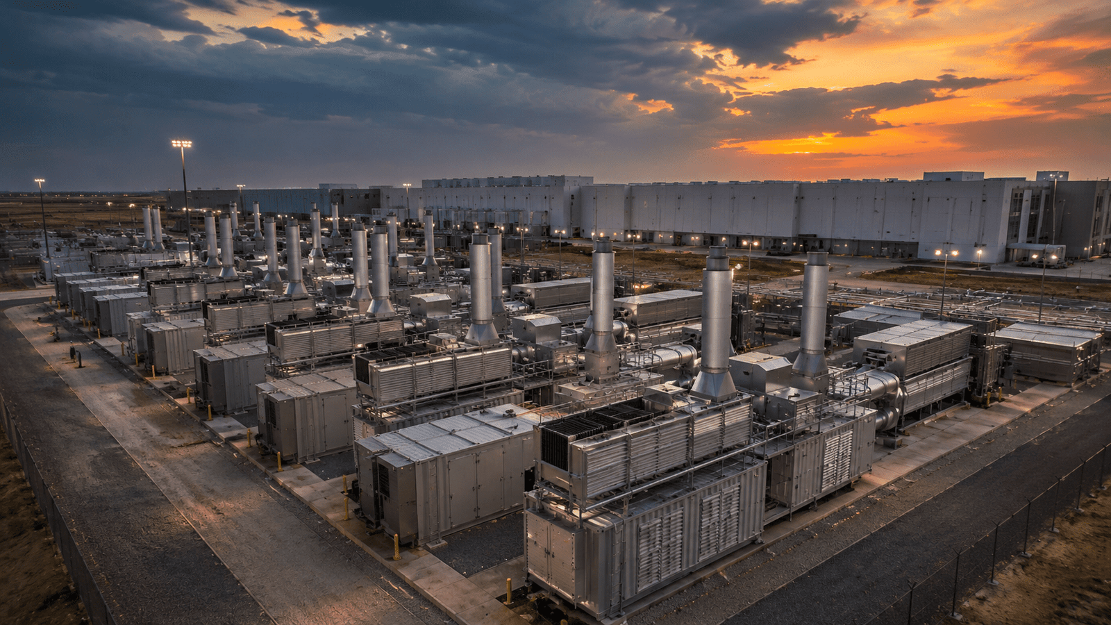 VoltaGrid data center power behind-the-meter gas generation Blackstone Halliburton investment