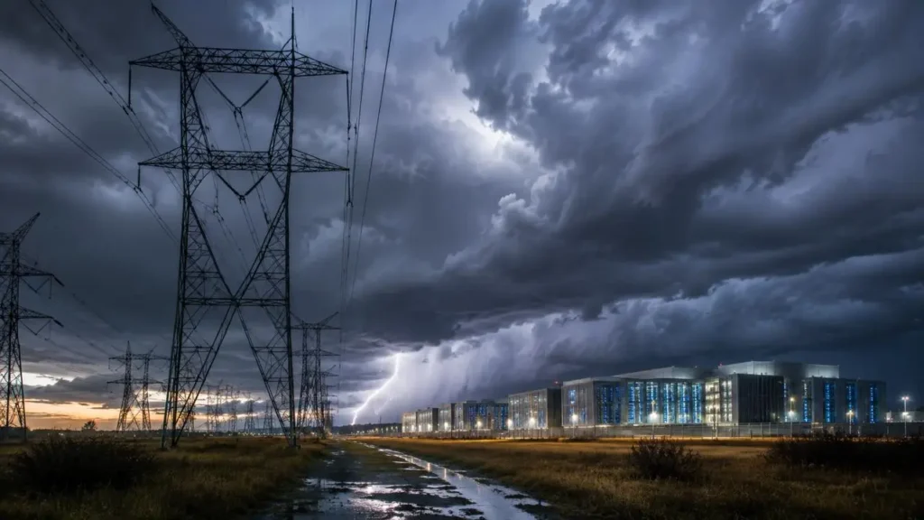 PJM power price spike 76 percent data center load growth Q1 2026 Monitoring Analytics wholesale electricity