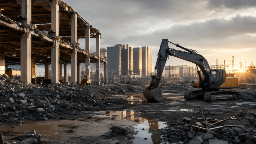 Decommissioning by demolition