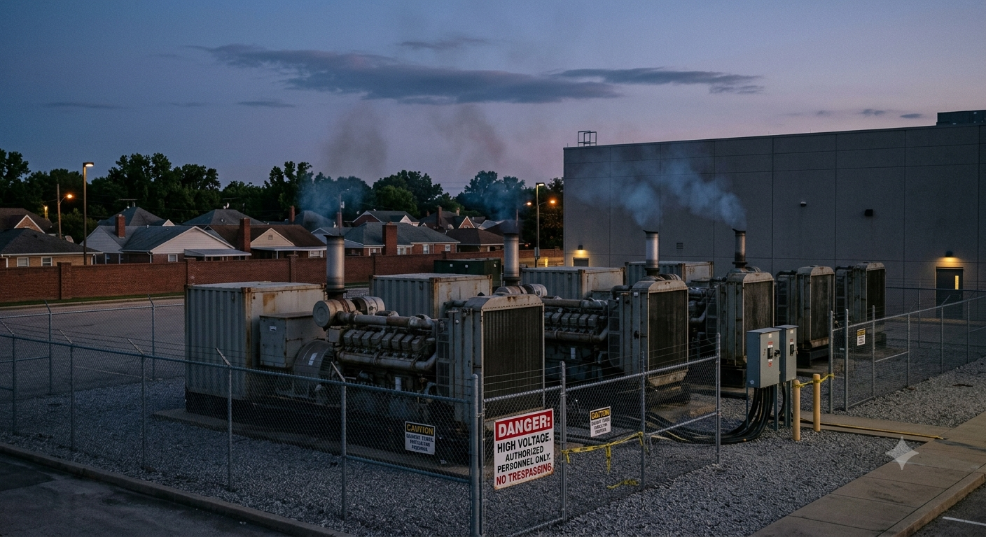 Data centers air pollution
