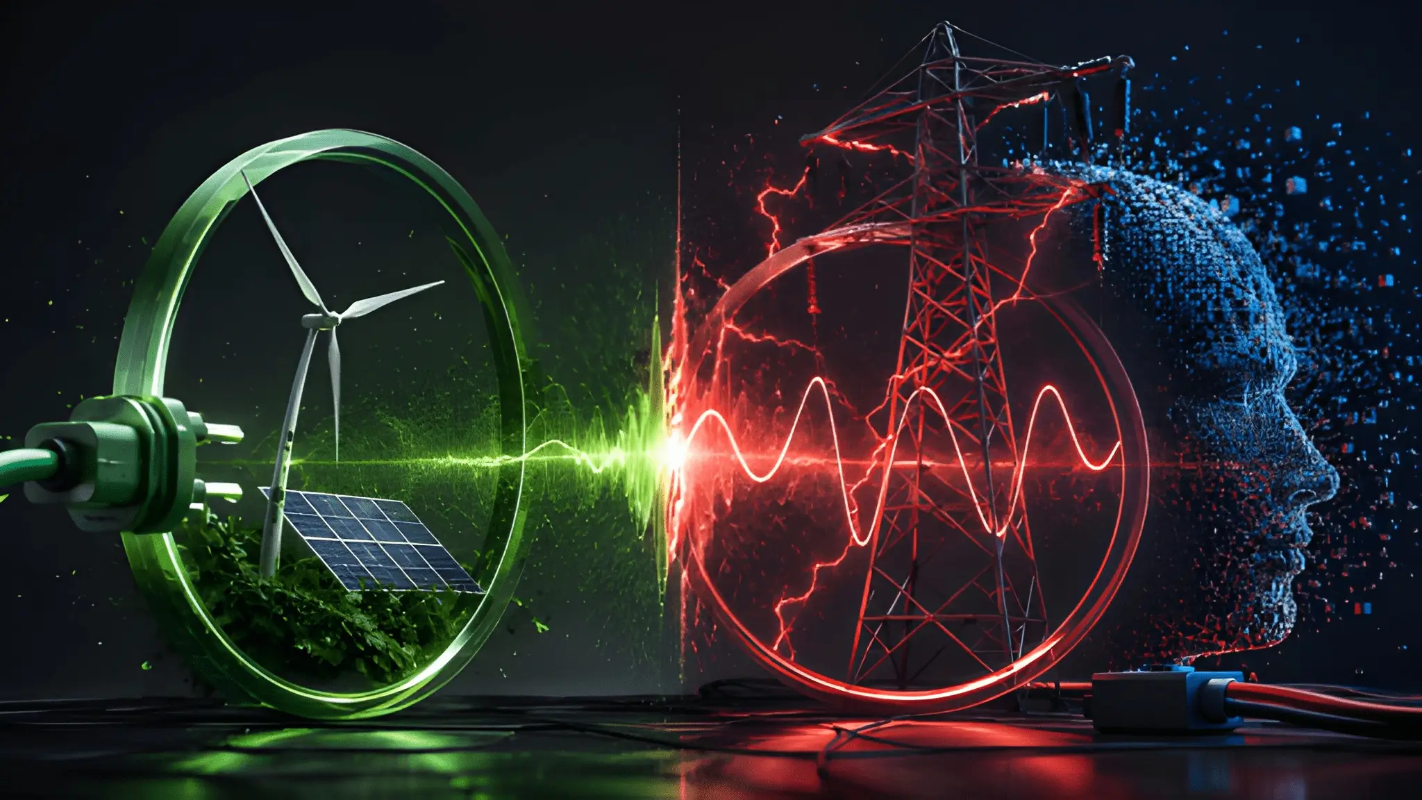 AI grid stability and carbon-free energy