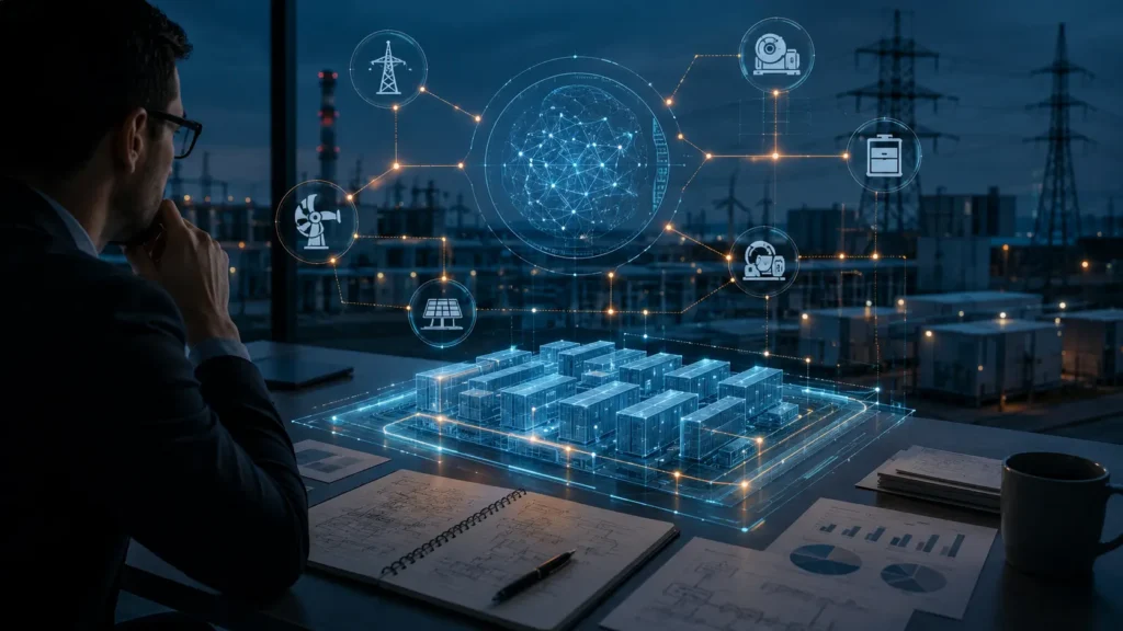 AI data center power architecture