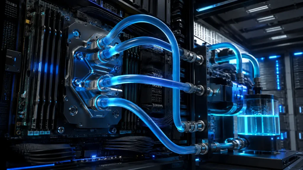 liquid cooling for AI data centers