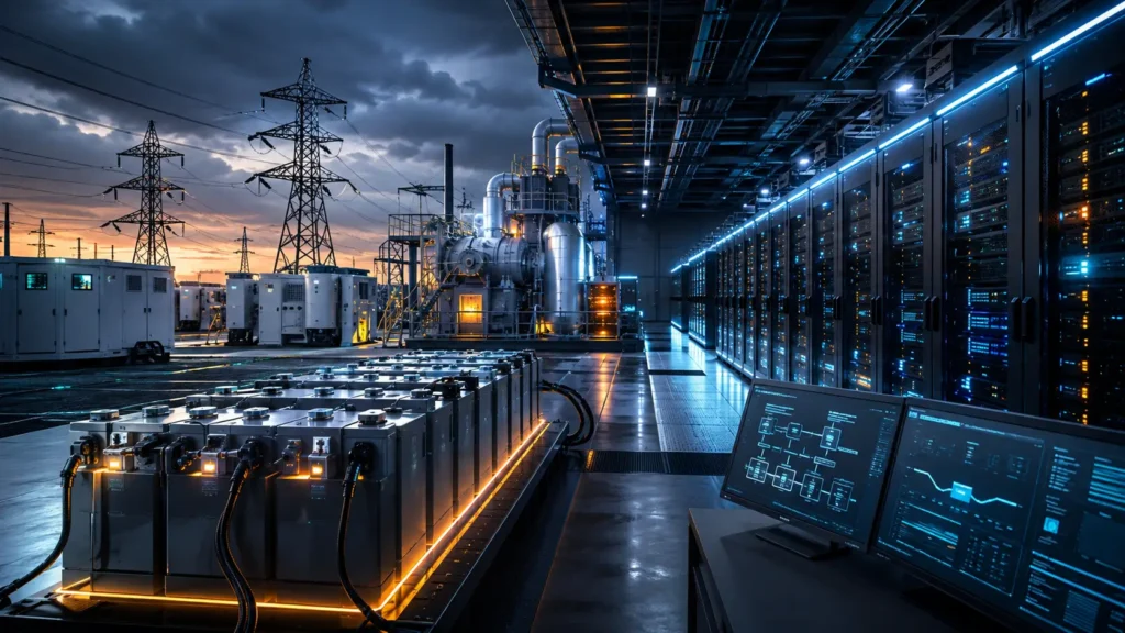 AI data center microgrids