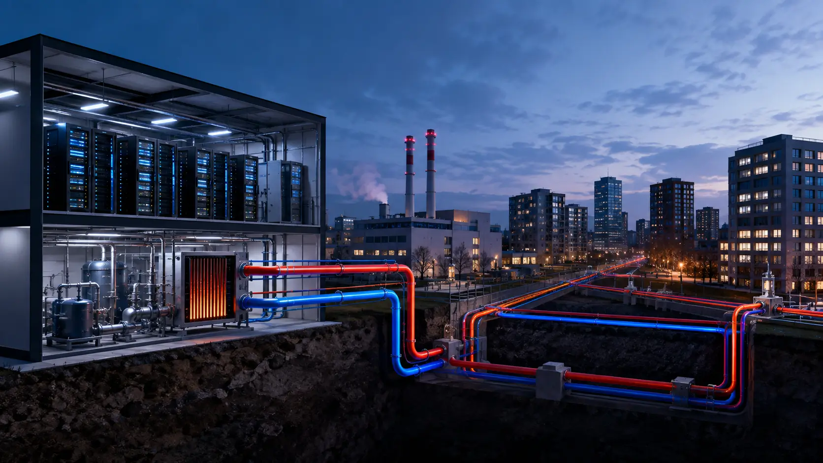 data centre waste heat recovery