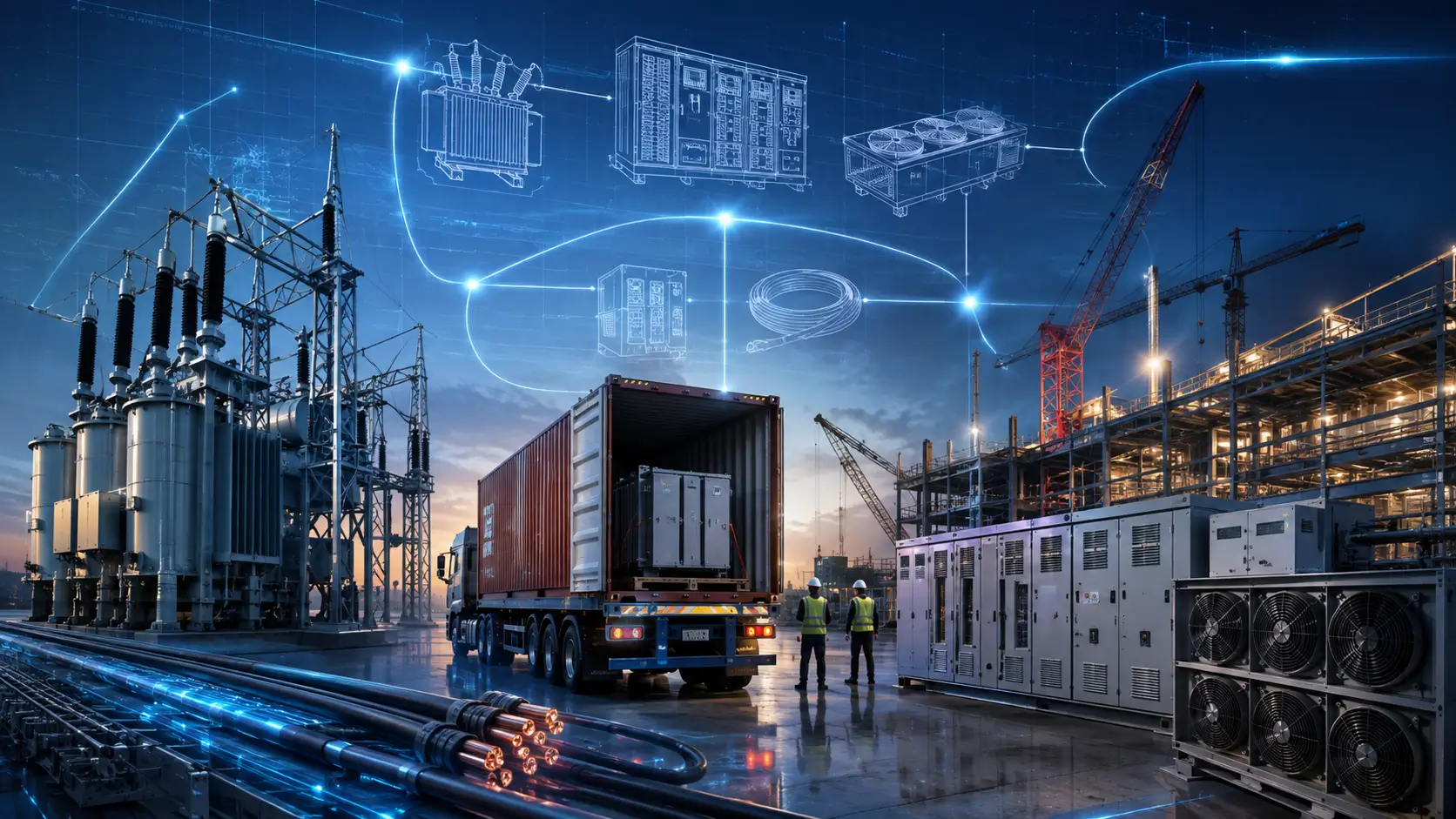 AI data center supply chain