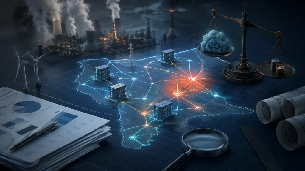 data center carbon emissions