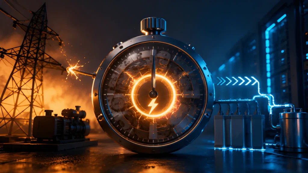 data center power failure handoff