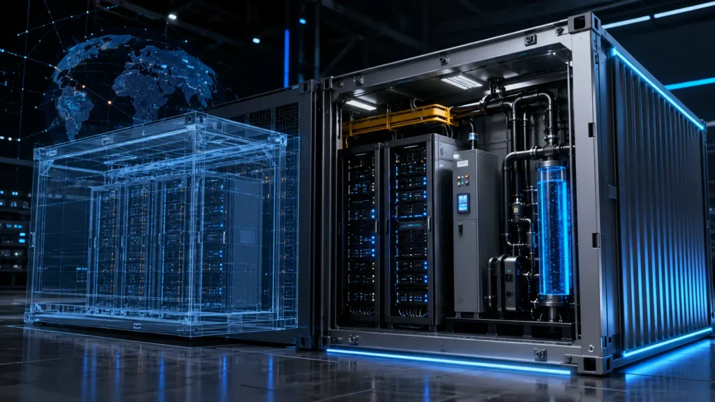 Generate an image in HD based on this news, dimension 1280 x 720px, do not add text, do not generate the same images used in this category. Keep the image different from already generated ones. do not give data centers with greenery around it, use other relevant elements to the above covered topic.