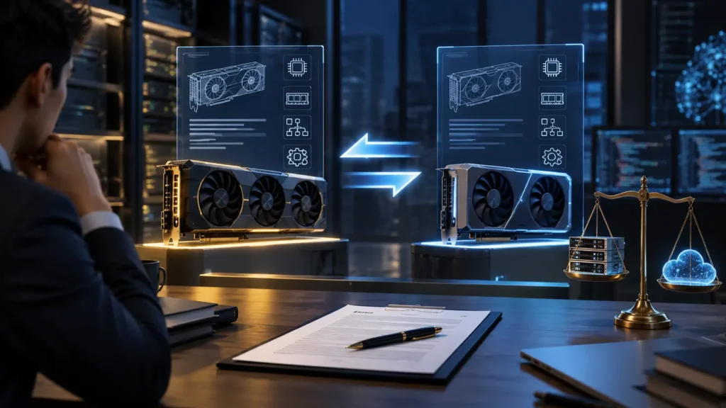 Neocloud hardware substitution