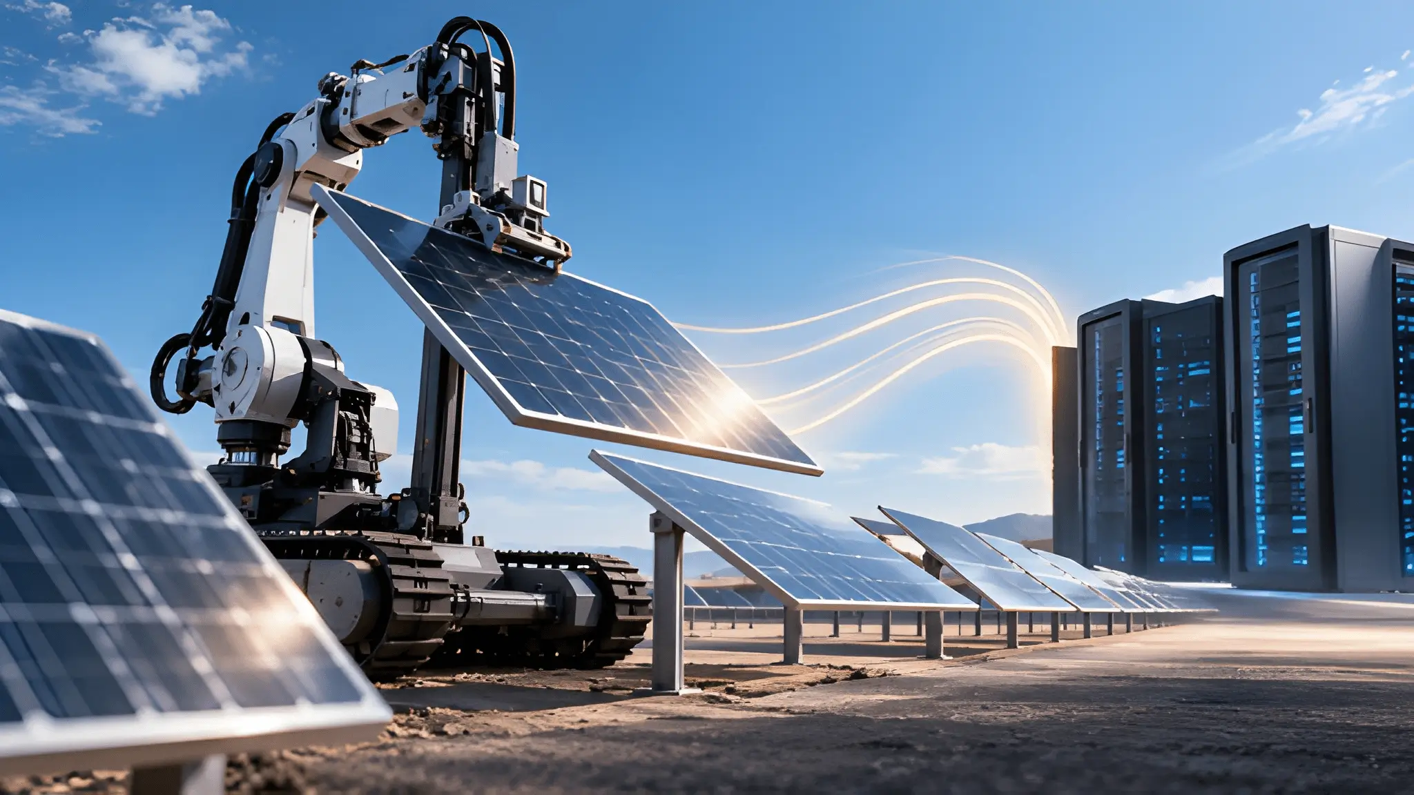 Planted Solar robots