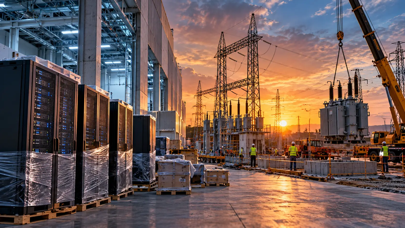 AI data center grid upgrades
