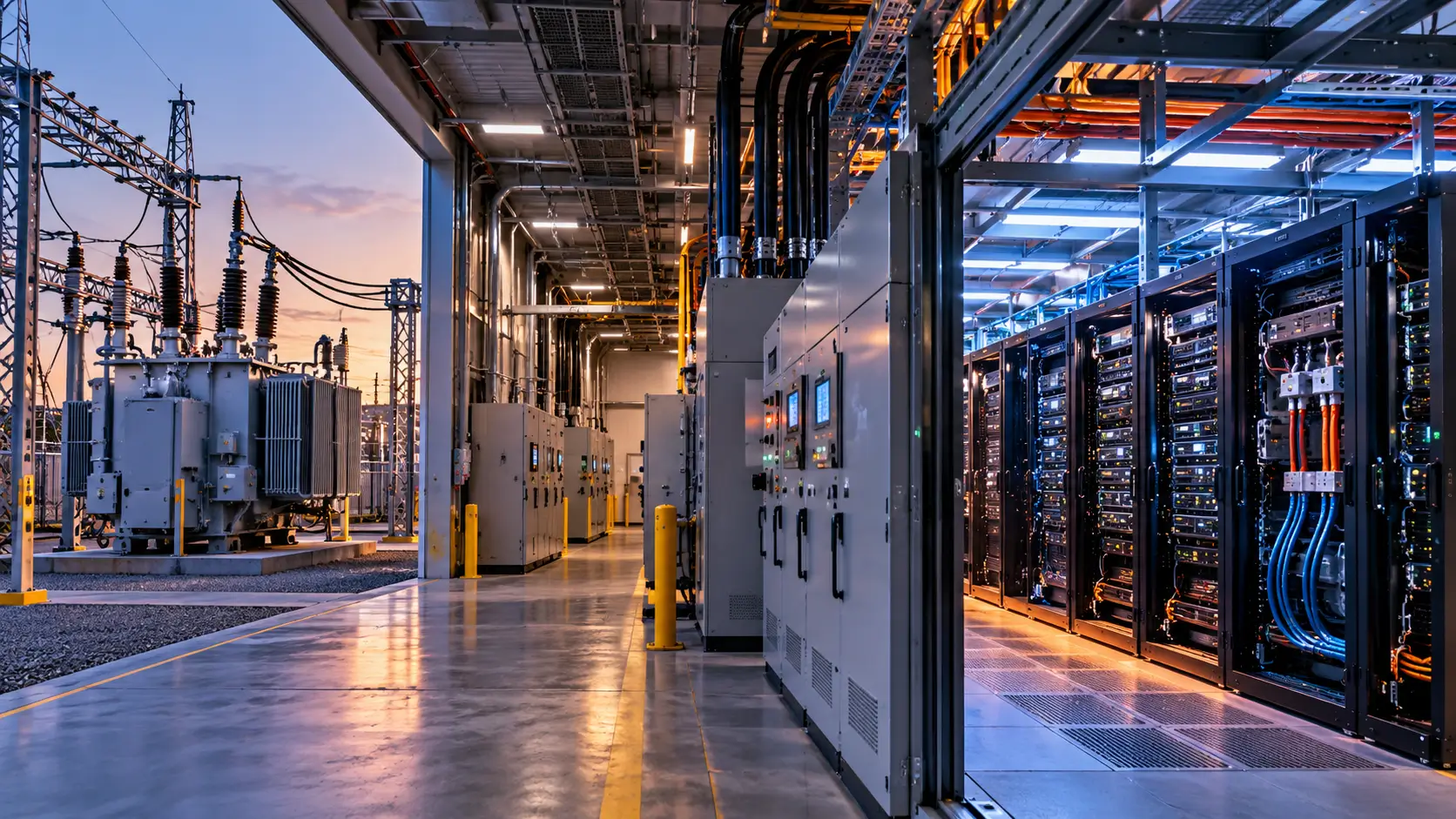 Industrial Data Center And Power Grid