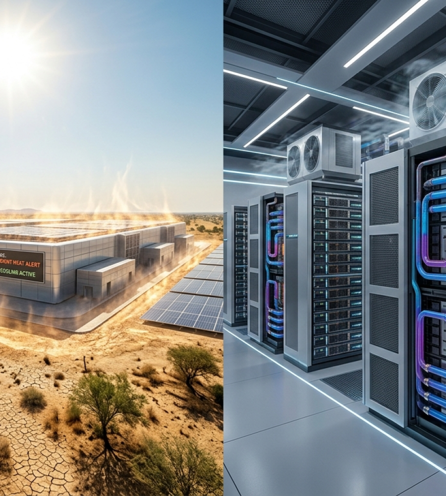 India AI Data Center Climate Risk
